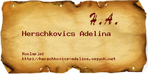 Herschkovics Adelina névjegykártya